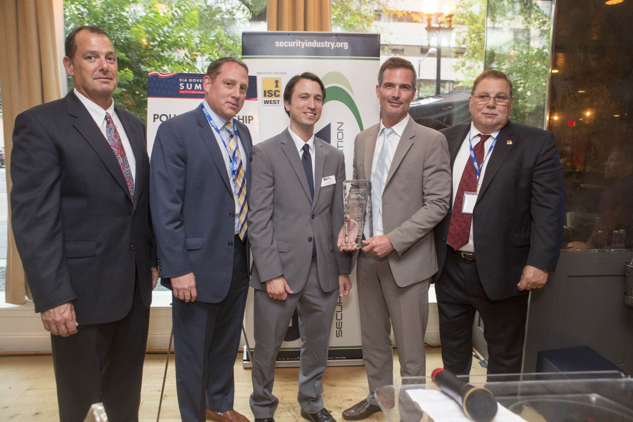 Sia Policy Leadership Team Of The Year Award Security Industry