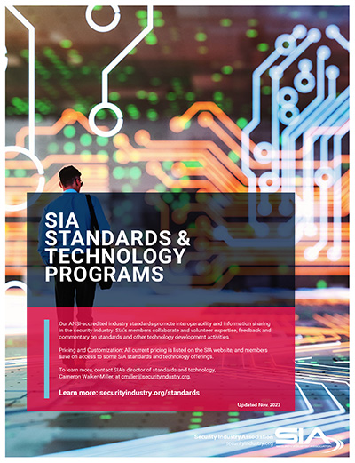 SIA Standards Brochure