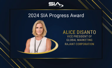 2024 SIA Progress Award Alice DiSanto Vice President, Global Marketing Rajant Corporation