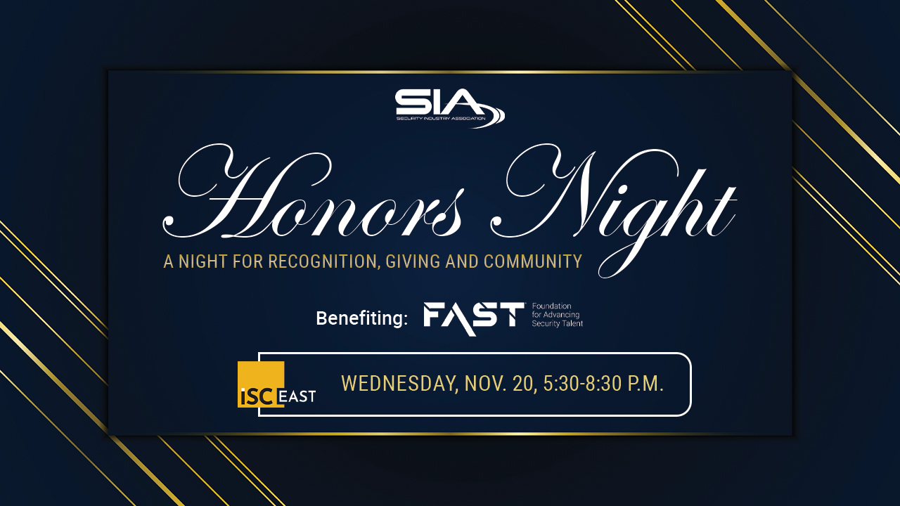 SIA Honors Night: Benefiting FAST Nov, 20, 2024, NYC ISC East