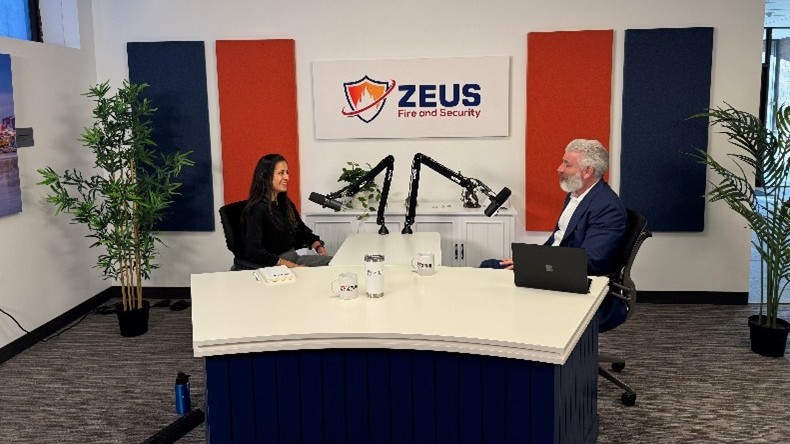 Priya Serai, chief information officer, and Scott  Elkins,CEO of Zeus Fire and Security