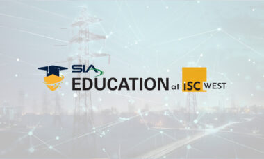 critical infrastructure stock image with SIA Education at ISC West logo